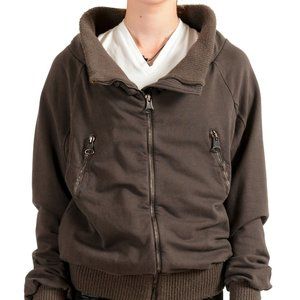 Ermanno Women's Insulated Full Zip Bomber Jacket